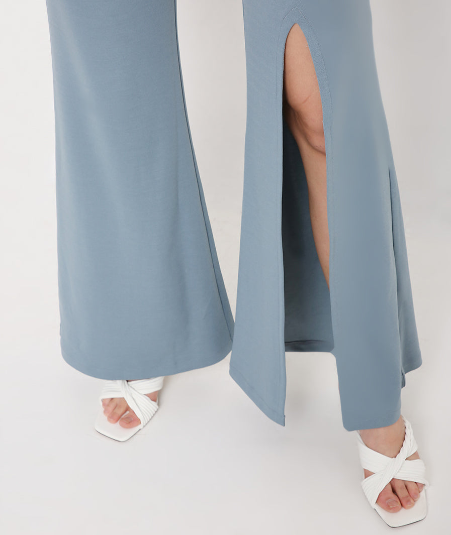 Frozen Bootleg Front Slit Pants