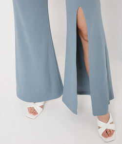 Frozen Bootleg Front Slit Pants