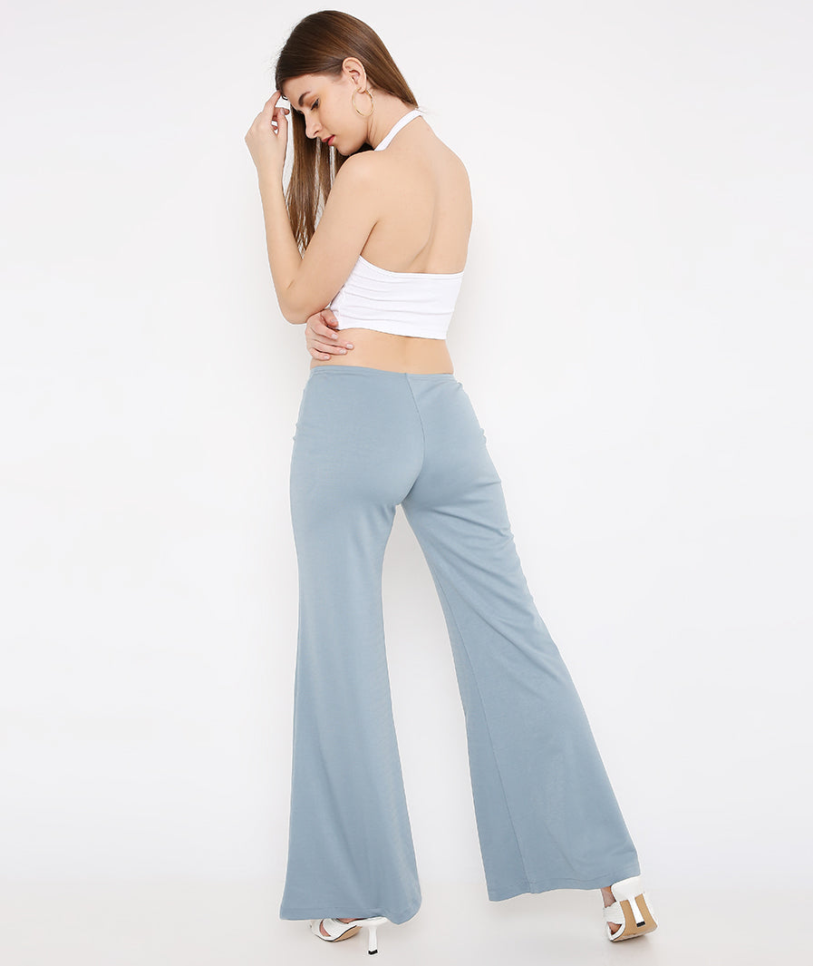 Frozen Bootleg Front Slit Pants