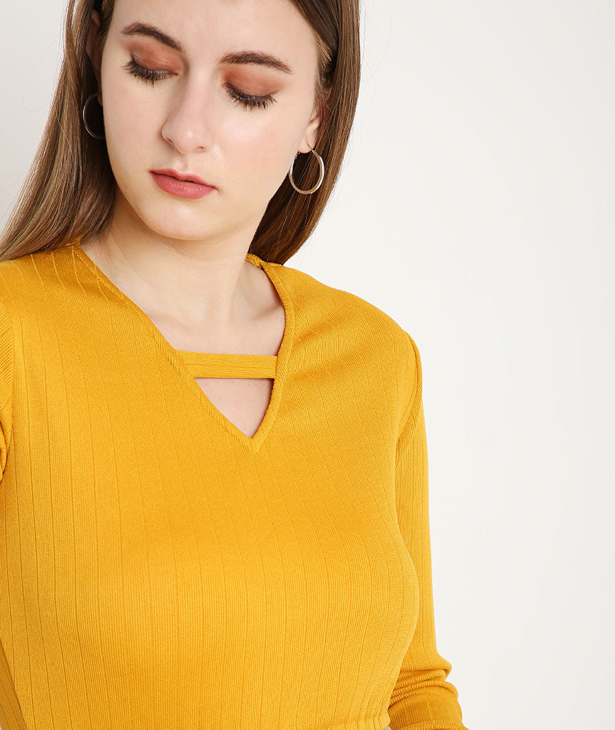 Tuscan Sun Crop Top + Tie Up Slit Skirt