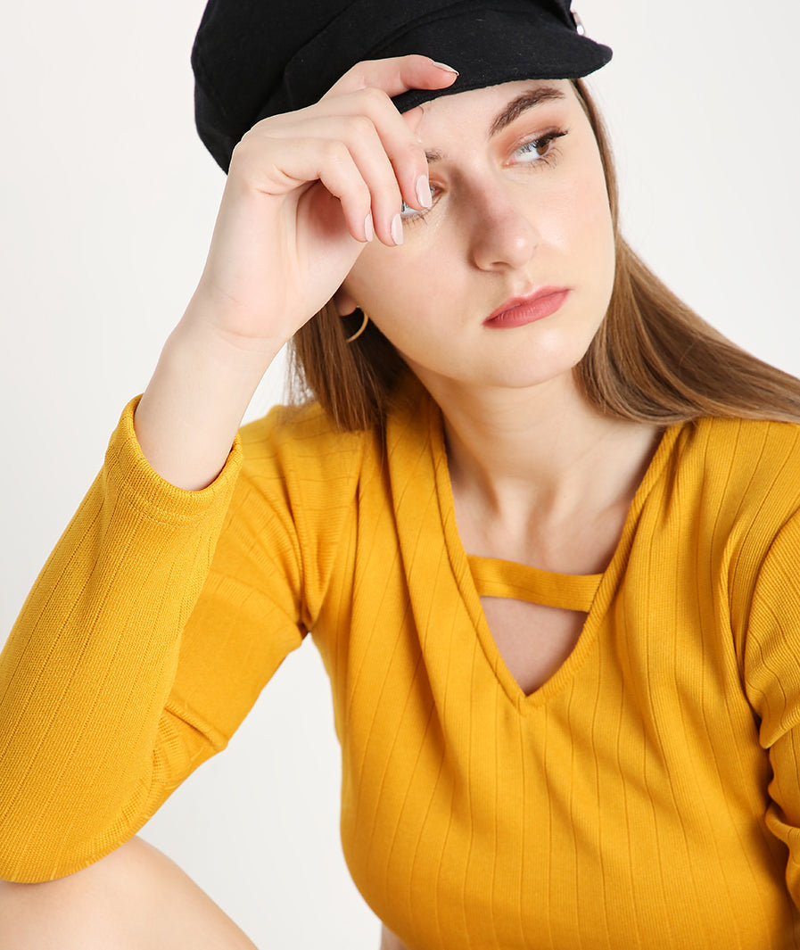 Tuscan Sun Crop Top + Tie Up Slit Skirt