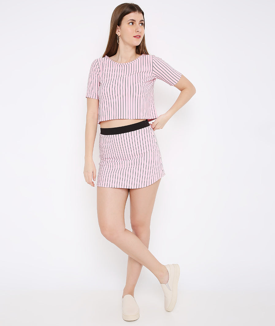 Pink Stripes Mini Set