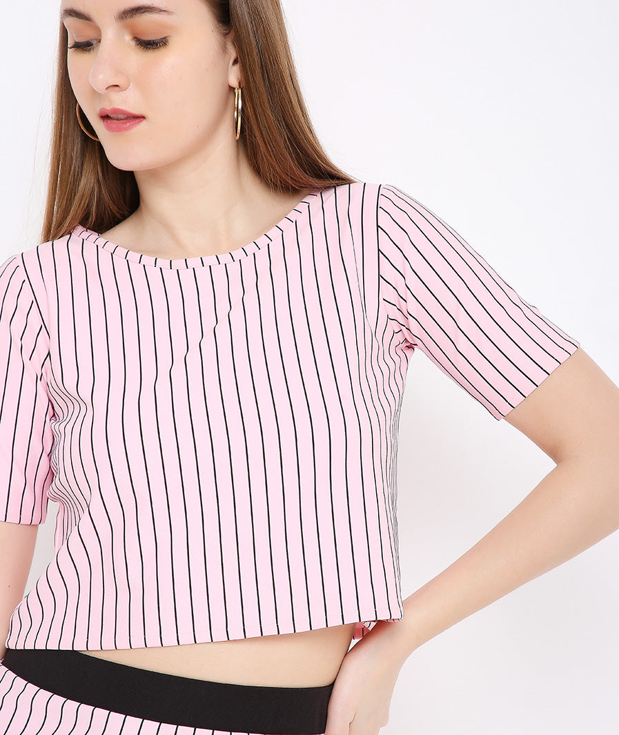 Pink Stripes Mini Set