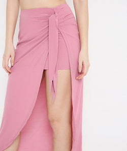 Pink Wrapped Skirt