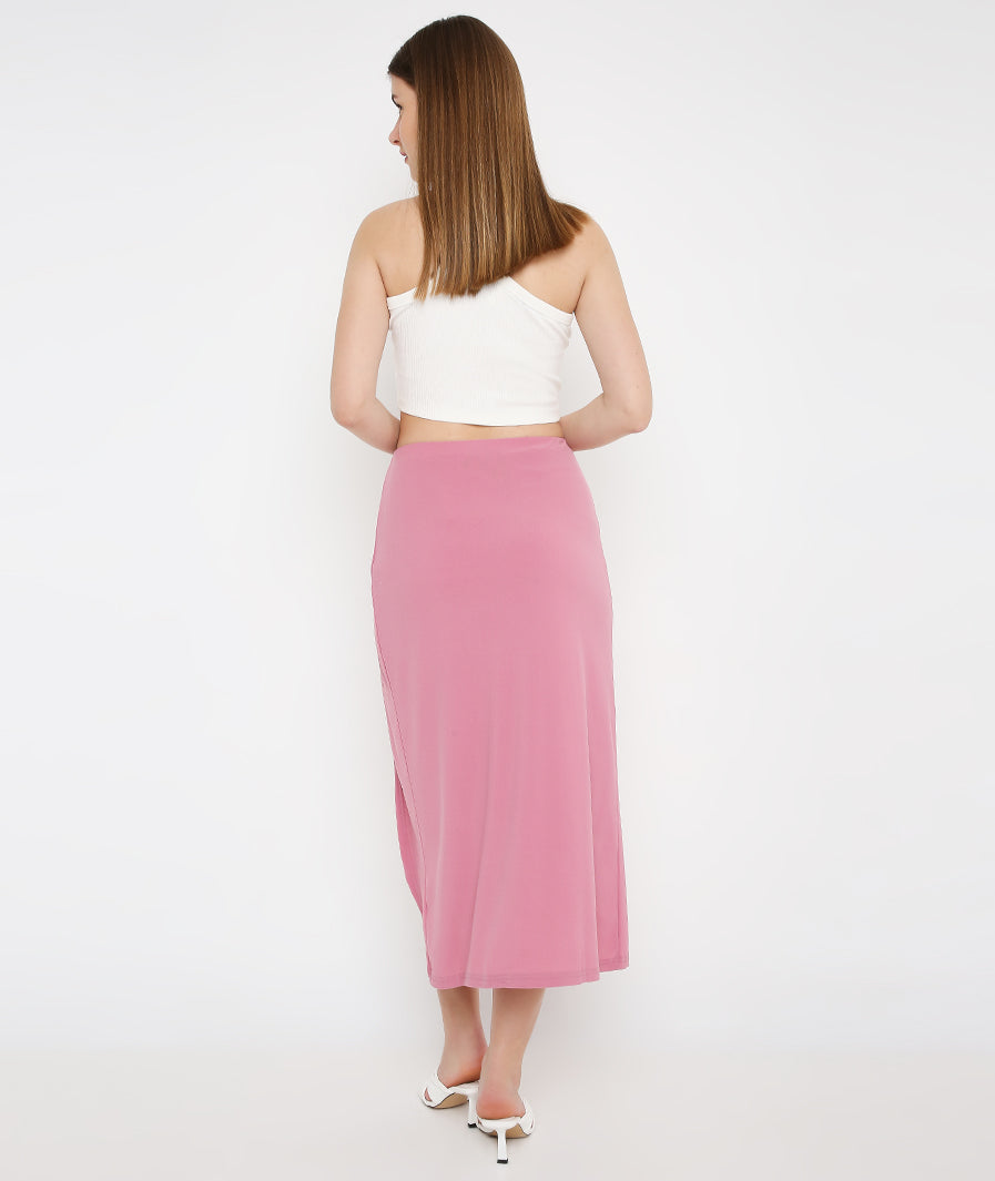 Pink Wrapped Skirt