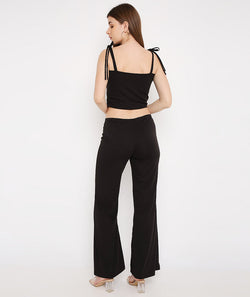 Black Trousers with Side Vents