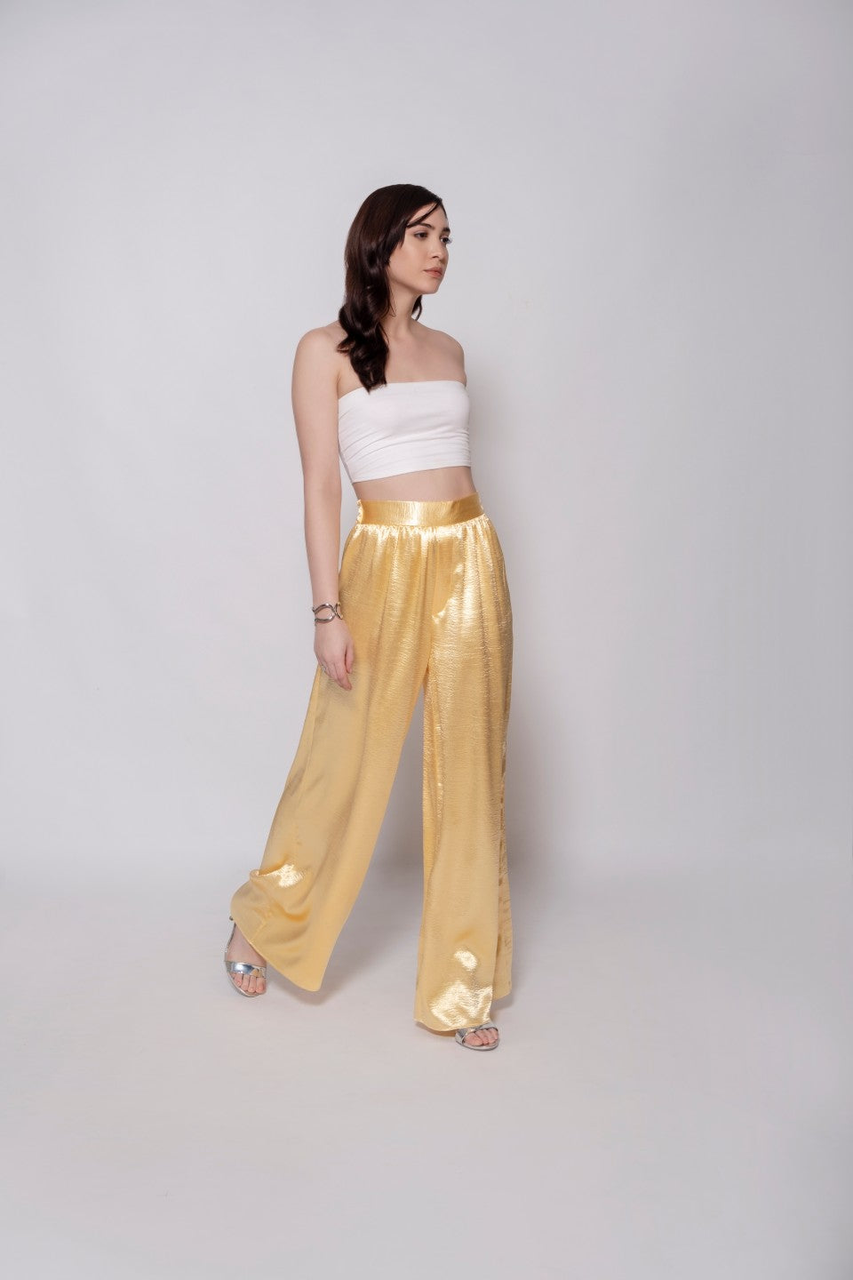 Gold Metallic Pants