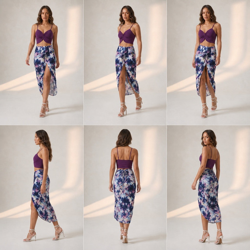 Purple Butterfly Top
